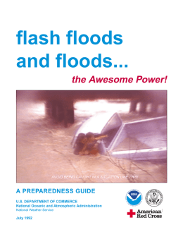 Flash Floods and Floods Preparedness Guide