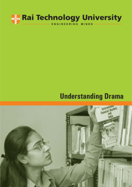 Understanding Drama - Department of Higher Education