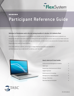 Participant Reference Guide