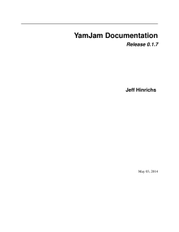 YamJam Documentation