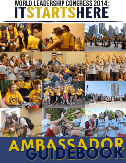WLC14 Ambassador Guidebook (final) 6.22.14