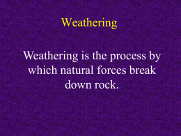Weathering and Erosion Powerpoint PDF