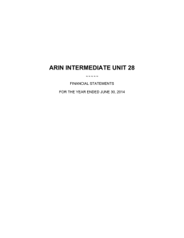 ARIN IU 2014 AUDIT REPORT
