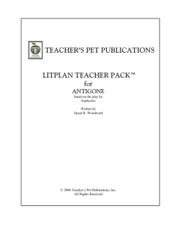 TEACHER`S PET PUBLICATIONS LITPLAN TEACHER PACK™ for