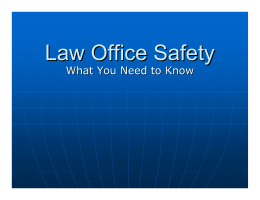 Law Office Safety