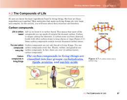 4.2 The Compounds of Life