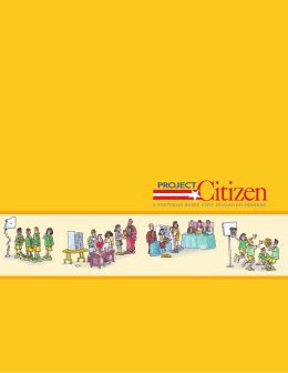 Project Citizen Brochure