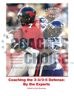 Coaching the 3-3/3-5 Defense: By the Experts