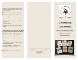 Carnegie Learning - Decorah Community School District