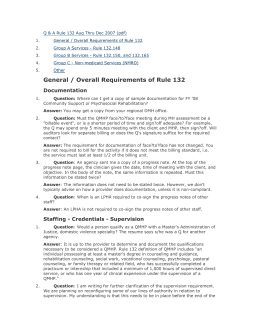 General / Overall Requirements of Rule 132