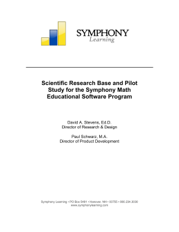 White Paper - Symphony Math