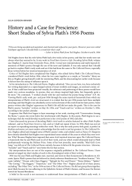 History and a Case for Prescience: Short Studies of Sylvia Plath`s