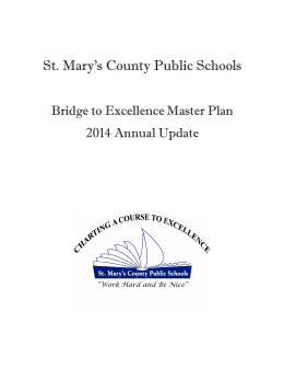2014 SMCPS Final Update Part I - St. Mary`s County Public Schools