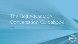 Dell Advantage Conversation Guidebook
