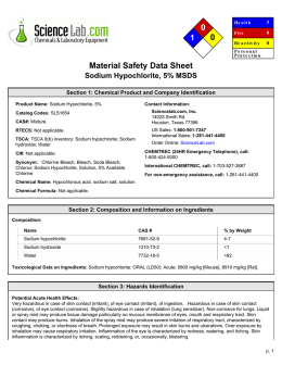 0 1 0 Material Safety Data Sheet