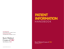 patient information - Keck Medicine of USC