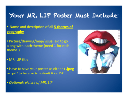 MR LIP posters.pptx