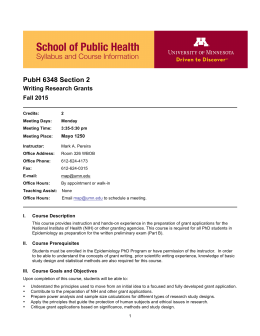 PubH-6348-Sec-2 - School of Public Health
