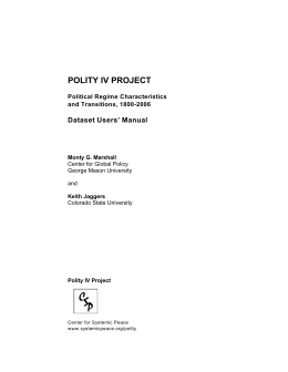 Polity IV Project: Dataset Users` Manual