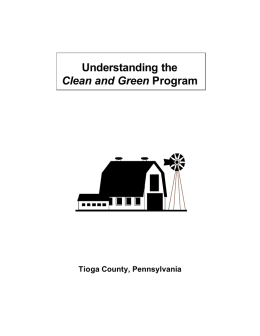 Understanding the Clean and Green Program