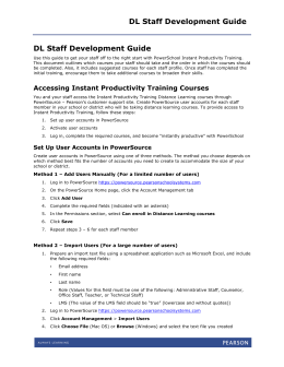 DL Staff Development Guide