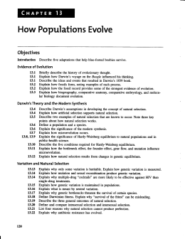 How Populations Evolve - Scranton Prep Biology