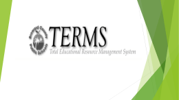 TERMS Manual - Broward County Public Schools