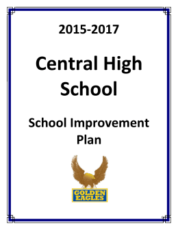 2015-2017 School Improvement Plan