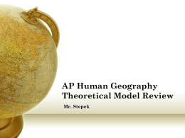 Introduction to AP Human Geography