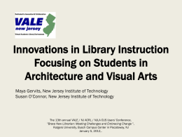Innovations in Library Instruction Focusing on Students in