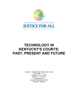 technology in kentucky`s courts