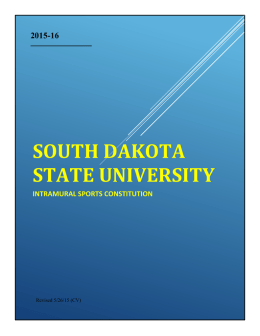 IM Constitution - South Dakota State University