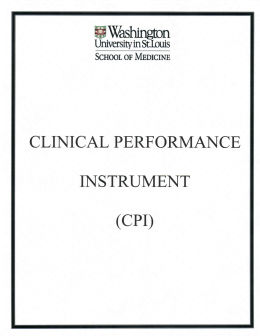 Clinical Performance Instrument (CPI)
