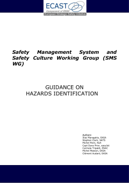 guidance on hazards identification