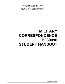 Military-Correspondence