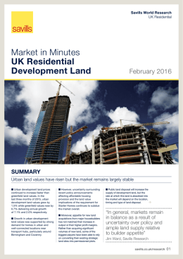 Market in Minutes UK Residential Development Land