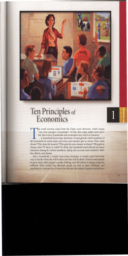 Econ Chap1, Part 1 - AP Micro + Economics 2013/14