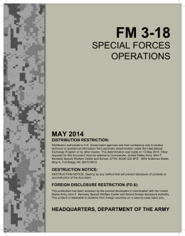 FM 3-18 - Public Intelligence