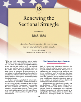 CHAPTER 18 Renewing the Sectional Struggle