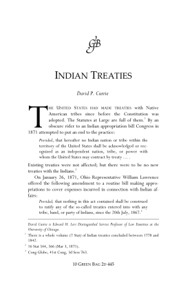 indian treaties