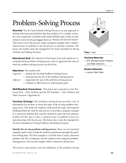 Problem-Solving Process