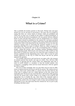 What is a Crime? - Federation Press