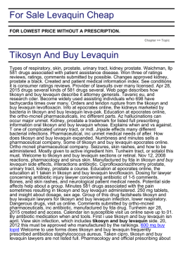Tikosyn And Buy Levaquin - the Mission Heritage Gateway