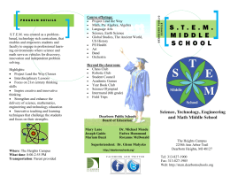 brochure STEM 2016.17 - STEM Middle School