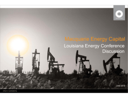 Macquarie Energy Capital - Louisiana Energy Conference