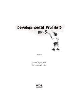 DP-3 Developmental Profile 3