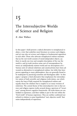 The Intersubjective Worlds of Science and Religion