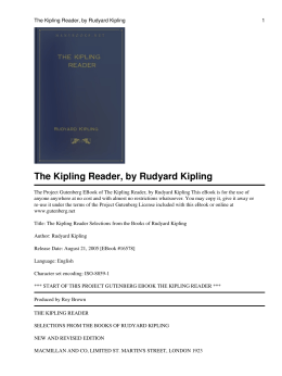 The_Kipling_Reader by Rudyard Kipling