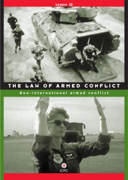 The law of armed conflict - Lesson 10