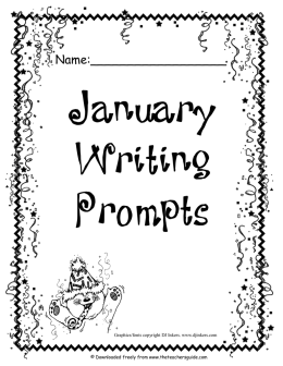 January Writing Prompts